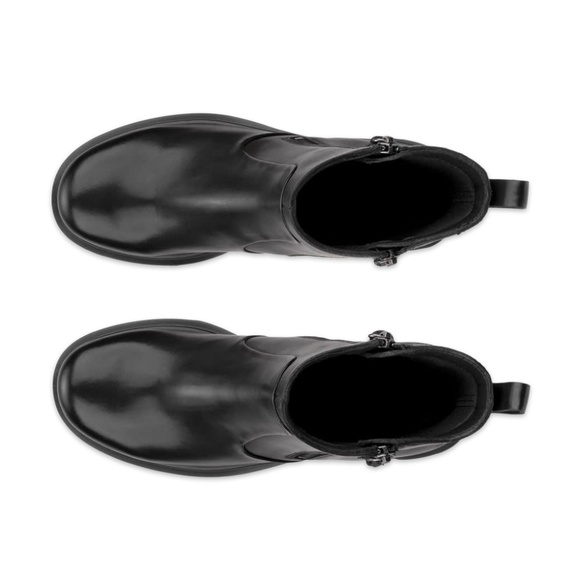 ECCO Leather Platform Boots - Picture 3 of 3